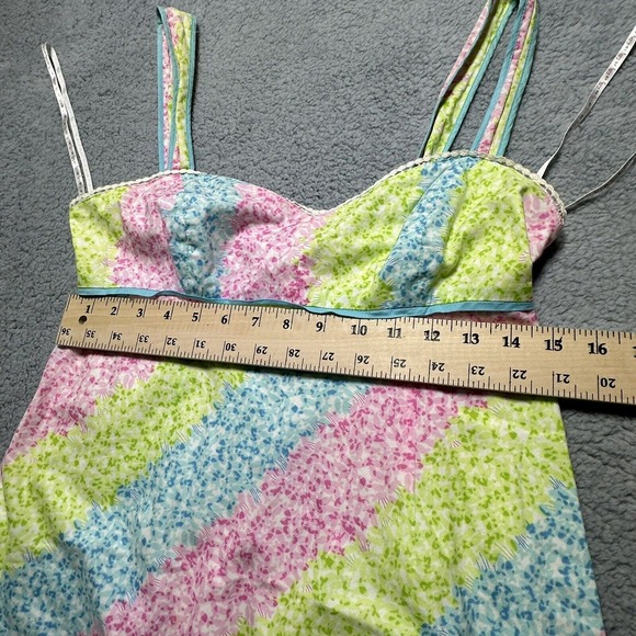Lilly Pulitzer Women's Spaghetti Straps‎ Mini Dress Floral Multicolor Size 6 - Picture 2 of 6